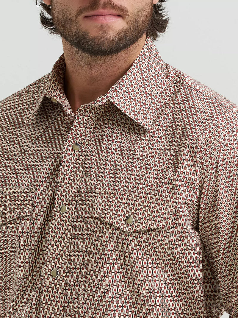 Load image into Gallery viewer, 112381478 - Wrangler Men's 20X® Competition Advanced Comfort Two Pocket Western Snap Shirt
