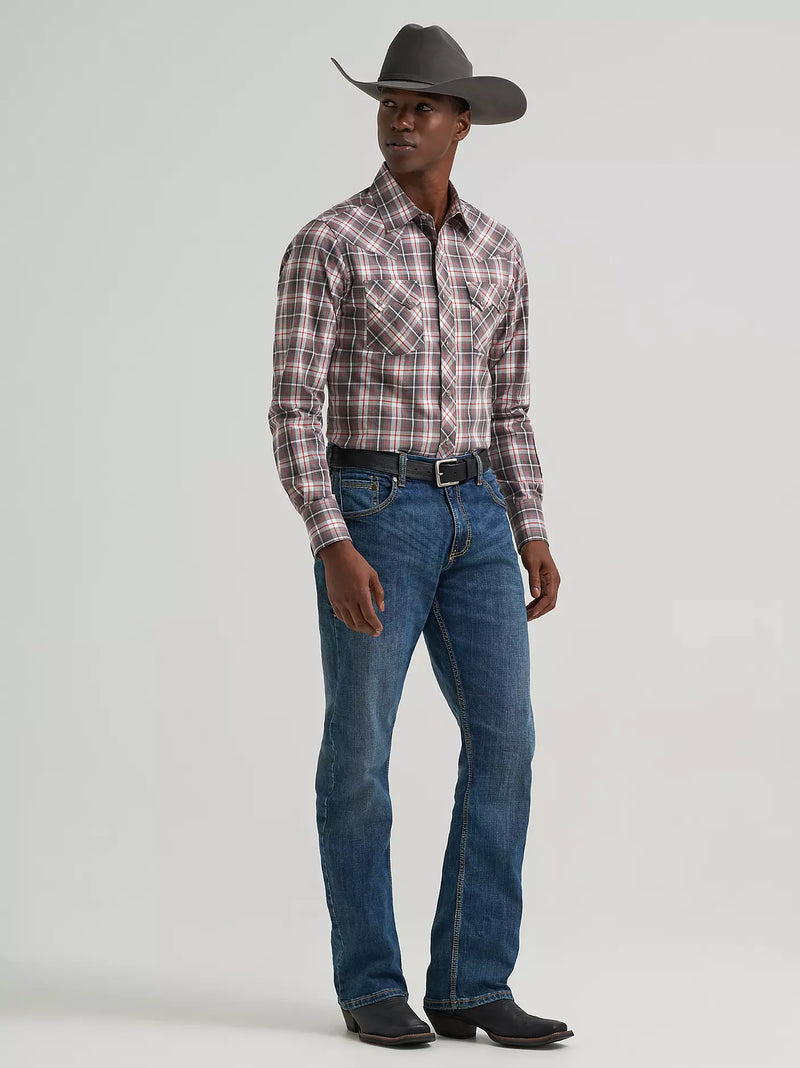 Load image into Gallery viewer, 112381876 - Wrangler Men's Retro® Long Sleeve Sawtooth Snap Pocket Western Shirt
