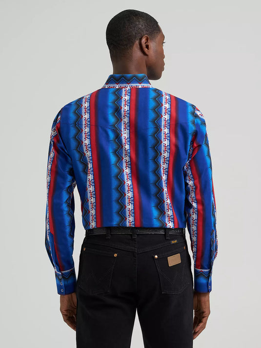 112384295 - Men's Checotah® Long Sleeve Western Snap Printed Shirt
