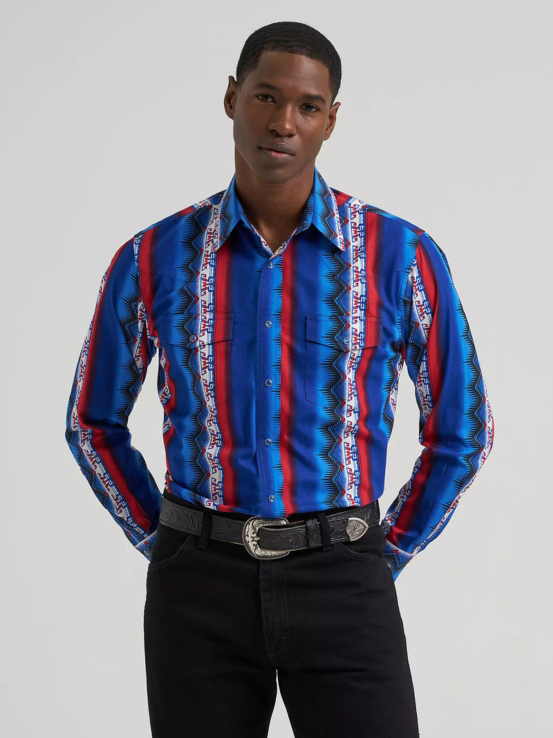 Load image into Gallery viewer, 112384295 - Men's Checotah® Long Sleeve Western Snap Printed Shirt
