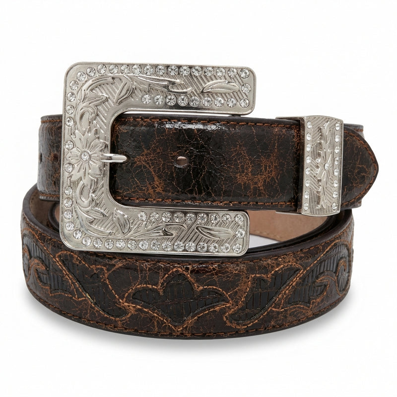 Load image into Gallery viewer, N3488602 - Nocona Women's Distressed Belt
