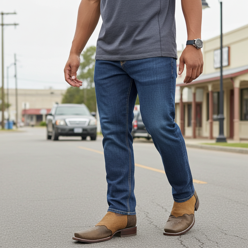 Load image into Gallery viewer, CP5005 - Cowboy Prayer Men's Chocolate Western Boot With Overlay
