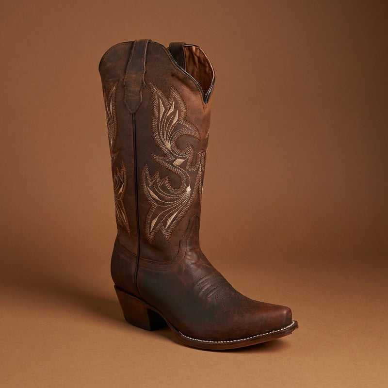Load image into Gallery viewer, 2820 - RockinLeather Women's Mad Dog Cowhide Snip Toe Western Boot
