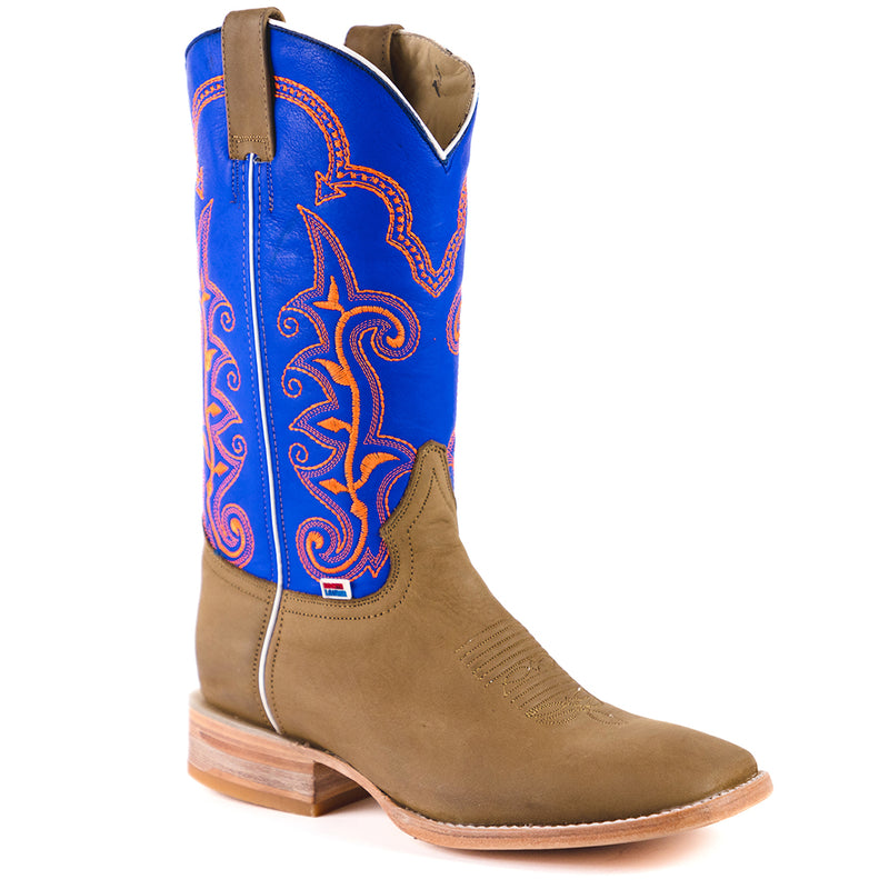 Load image into Gallery viewer, 1178 - RockinLeather Men&#39;s Crazy Horse w/Blue Upper Western Boot
