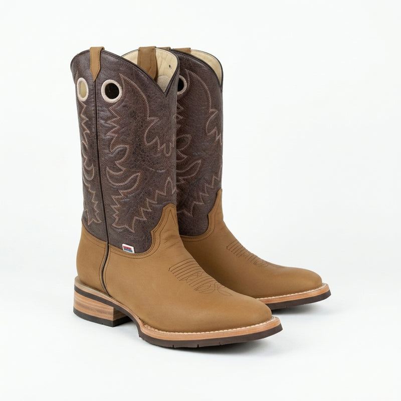 Load image into Gallery viewer, 1219 - RockinLeather Men's Round Toe Crazy Horse Western Boot

