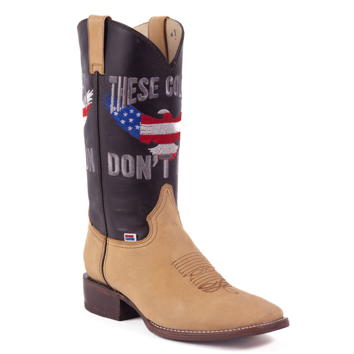 1233 - RockinLeather Men's * These Colors Don't Run * Western Boots