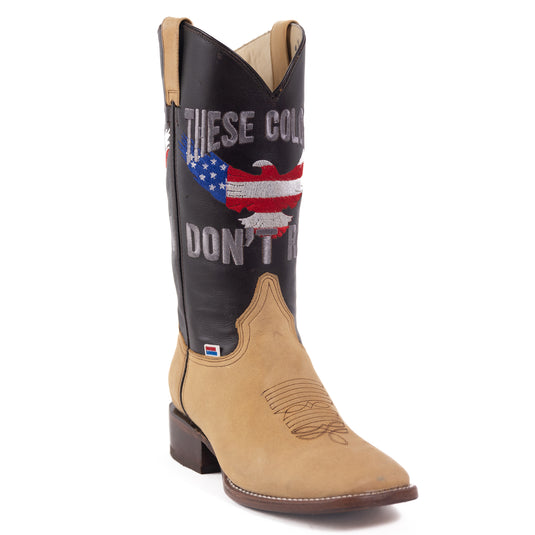 1233 - RockinLeather Men's * These Colors Don't Run * Western Boots