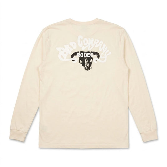 BCT2613TN - Hooey "Bad Company" Tan Long Sleeve Shirt W/Cream & Black Logo