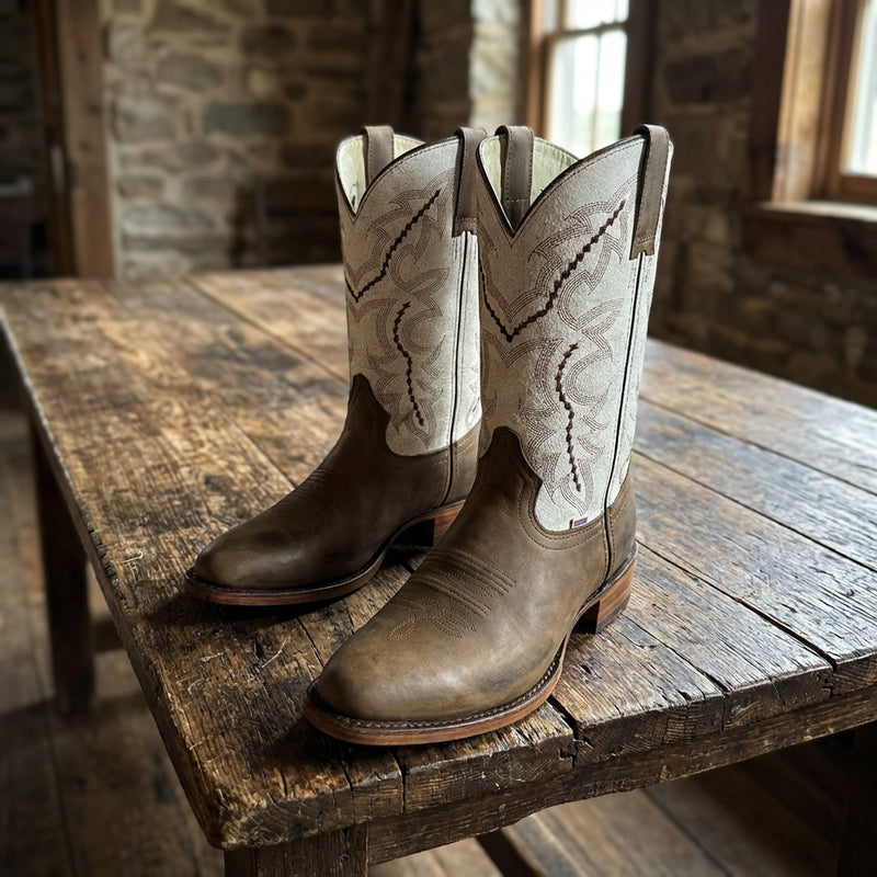 Load image into Gallery viewer, 200005 - RockinLeather Women's Crazy Round Toe Western Boot
