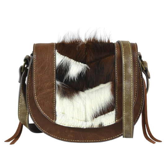 22086731 - Tony Lama Saddle Bag Hair-On Accents