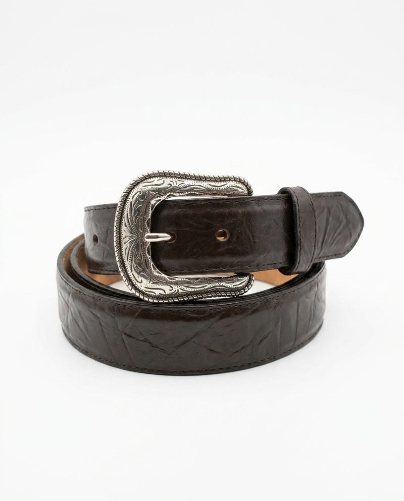 Load image into Gallery viewer, B32 - RockinLeather Chocolate Cowhide Leather Belt
