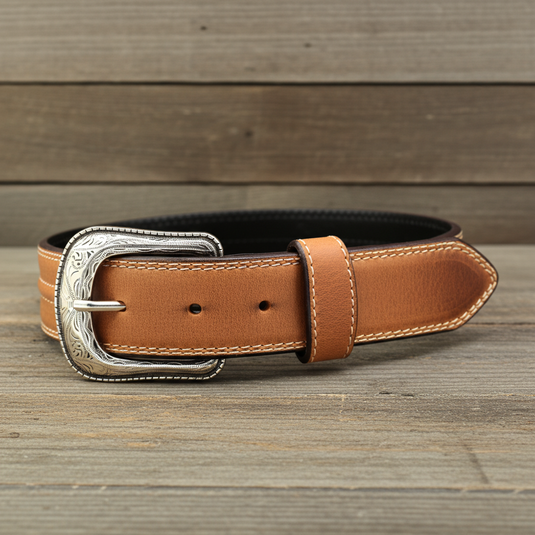 CP1011 - Cowboy Prayer Oiled Cowhide Leather Belt