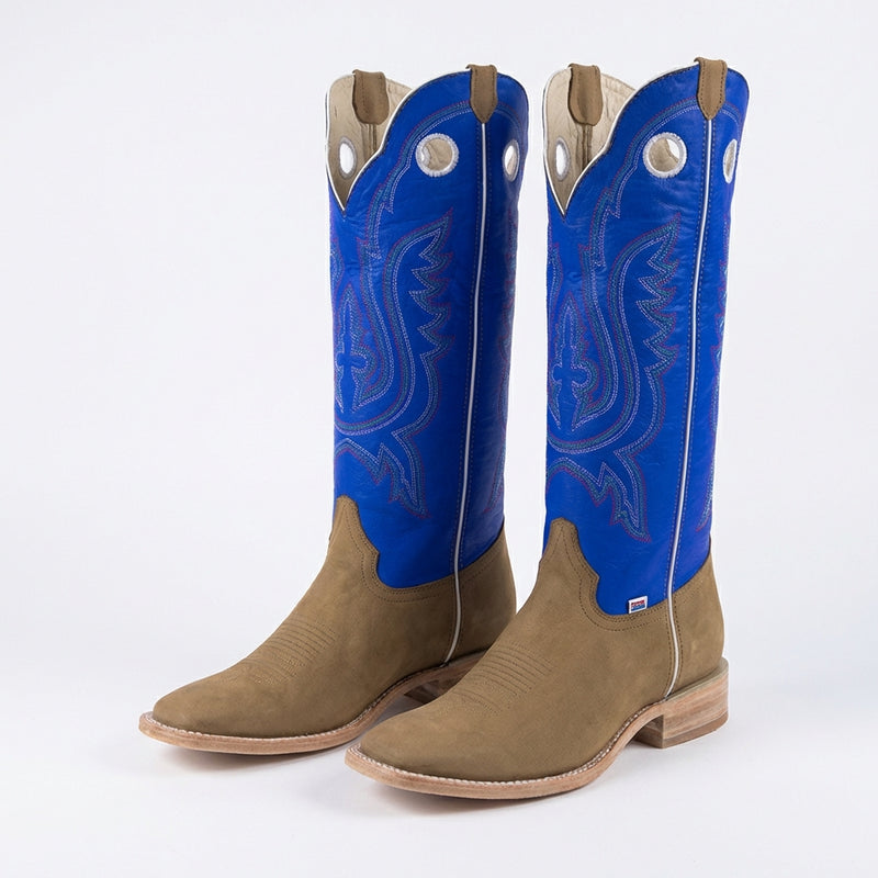 Load image into Gallery viewer, 1106 - RockinLeather Men's Buckaroo Blue Shaft Western Boot
