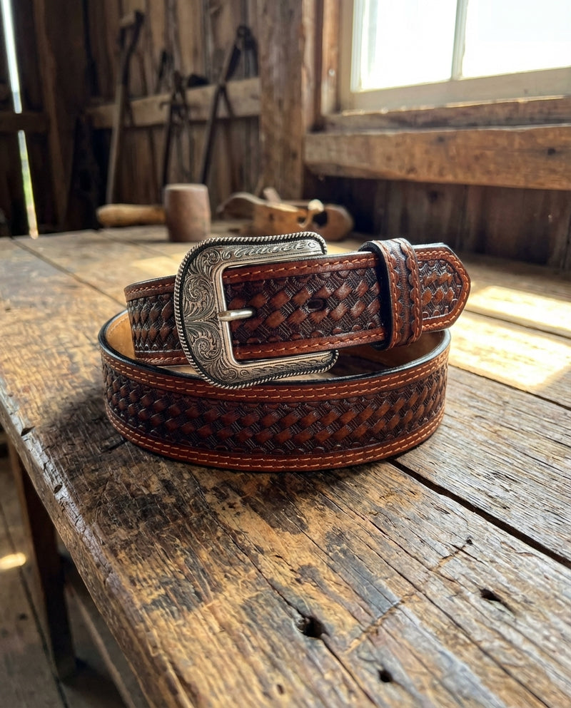 Load image into Gallery viewer, 7181 - Men's Basket Weave Belt
