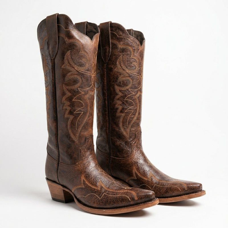 Load image into Gallery viewer, 8300 - RockinLeather Women's Hand Painted Snip Toe Boot
