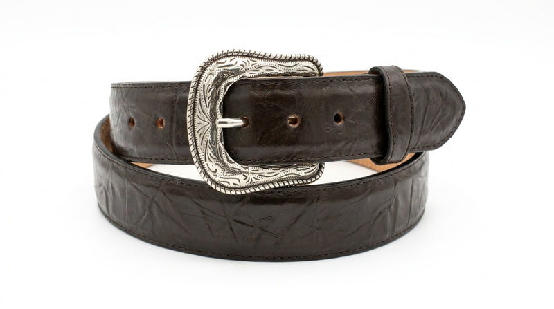 Load image into Gallery viewer, B32 - RockinLeather Chocolate Cowhide Leather Belt
