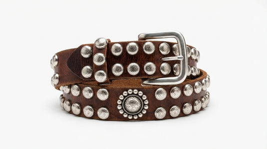 N2498802 - Nocona Men's LG NH Round Concho Belt
