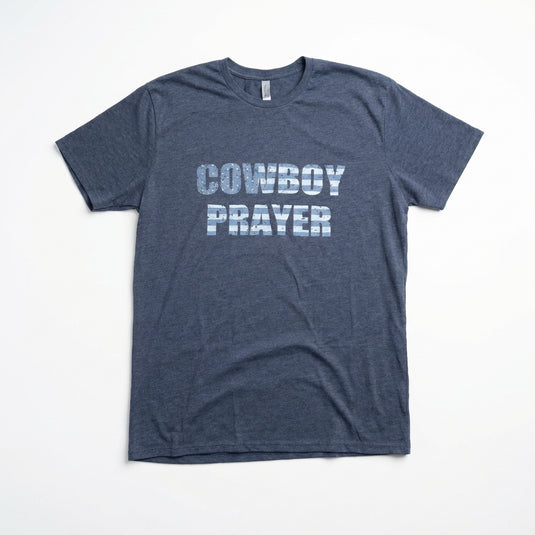 CP2000 - Cowboy Prayer Americana Heather Gray T Shirt