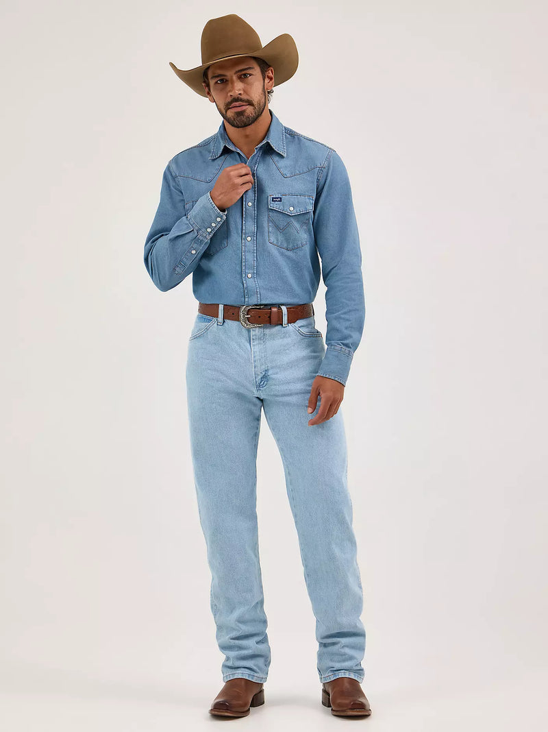 Load image into Gallery viewer, 13MWZGH - Wrangler Cowboy Cut Original Fit Jean In Bleach
