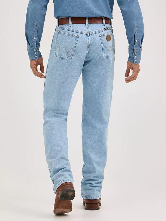 13MWZGH - Wrangler Cowboy Cut Original Fit Jean In Bleach