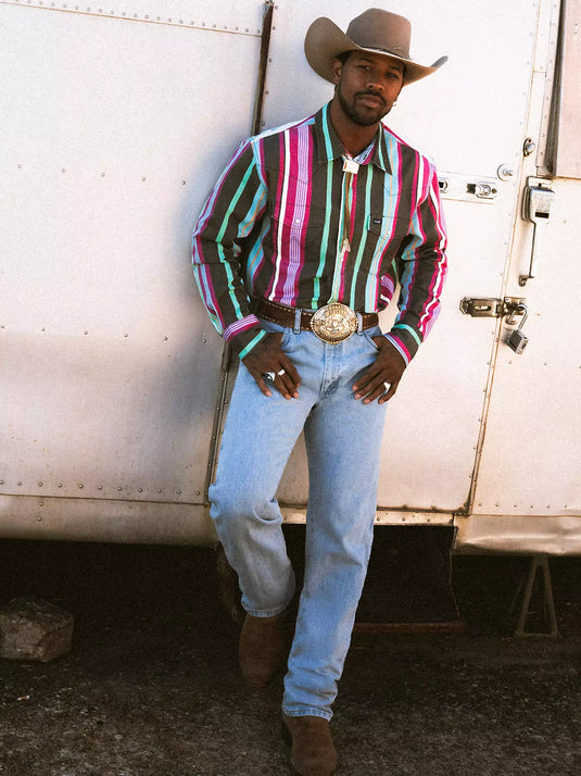 13MWZGH - Wrangler Cowboy Cut Original Fit Jean In Bleach
