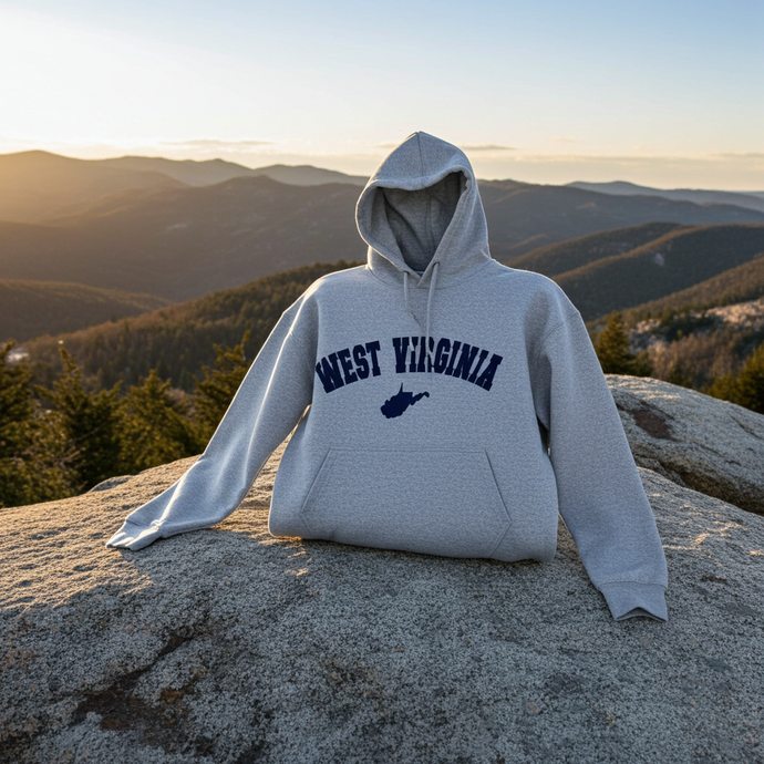 CALGWV - WV Light Grey Hoodie