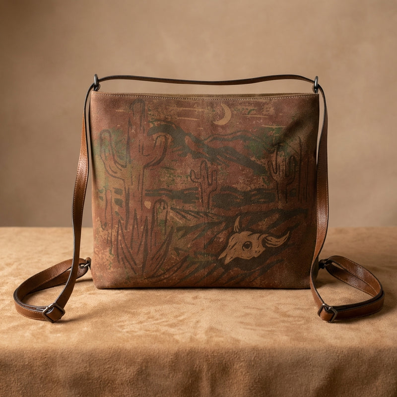 Load image into Gallery viewer, 2422179441 - Red Dirt Hat Co Ladies Convertible Backpack, Dusty Desert
