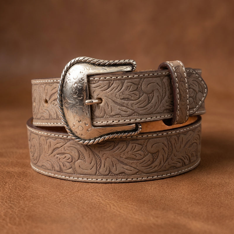Load image into Gallery viewer, B1024 - RockinLeather Brown Cowhide Leather Belt
