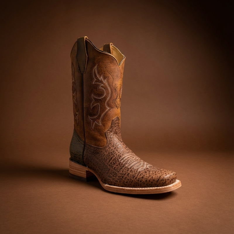 Load image into Gallery viewer, CP8000 - Cowboy Prayer Elephant Print Cowboy Boot
