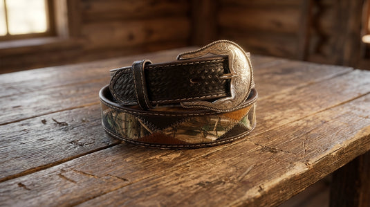8858 - Nocona Brown Camo Belt