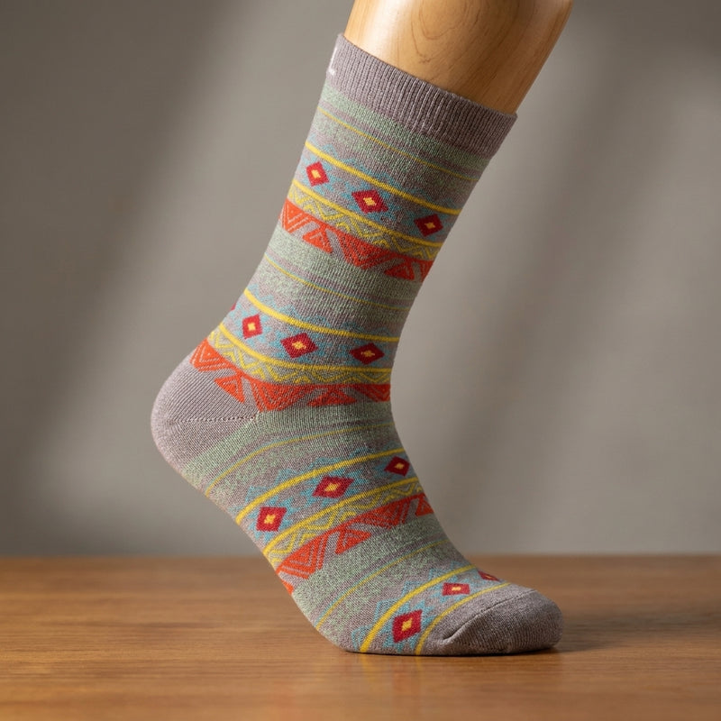 Load image into Gallery viewer, 222323AZT - Red Dirt Hat Co Crew Cut Sock Multicolor Patterns
