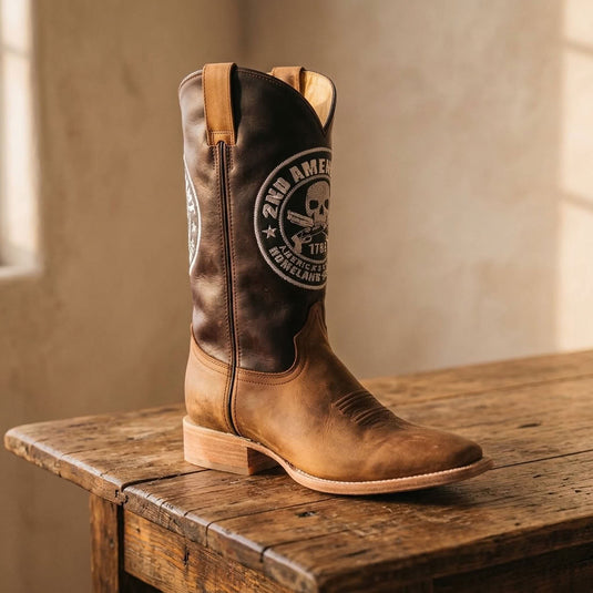 1255 - RockinLeather Men's * 2nd Amendment * Western Boot