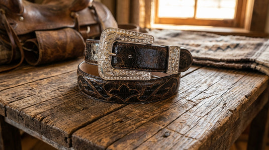 N3488602 - Nocona Women's Distressed Belt