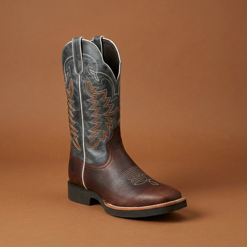 Load image into Gallery viewer, CP8003 - Cowboy Prayer Chocolate Brown Cowboy Boot
