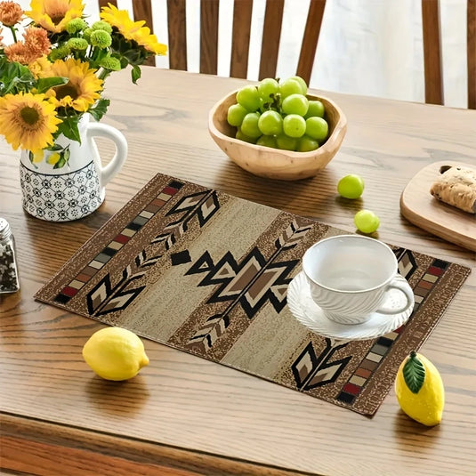 TMPLMT9 - Set of 4 - Southwestern Print Placemats