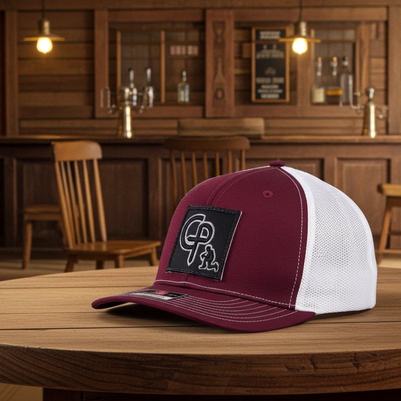 Load image into Gallery viewer, CP113 - Cowboy Prayer 3D Black Cardinal/White Cap
