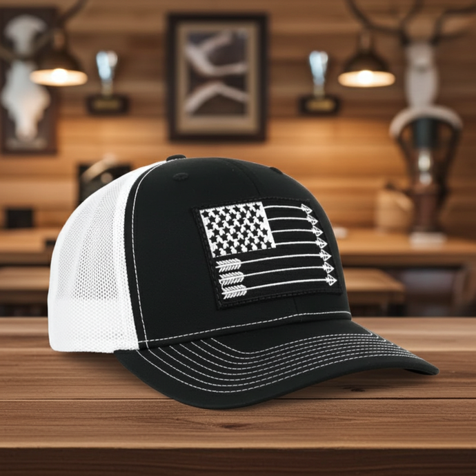 SA160 - Southern Addiction Arrows Flag Black/White Cap