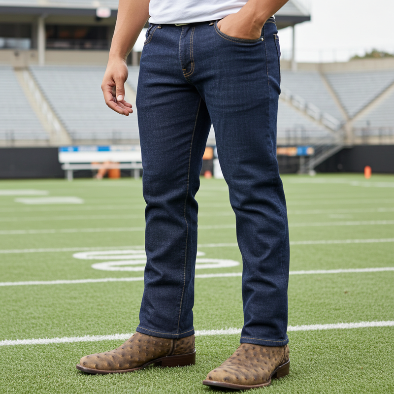 Load image into Gallery viewer, CP5003 - Cowboy Prayer Men&#39;s Ostrich Print Western Boot

