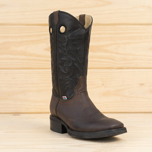 1241 - RockinLeather Men's Gaucho Cowhide with Chocolate Leather Upper & 8 Second Outsole