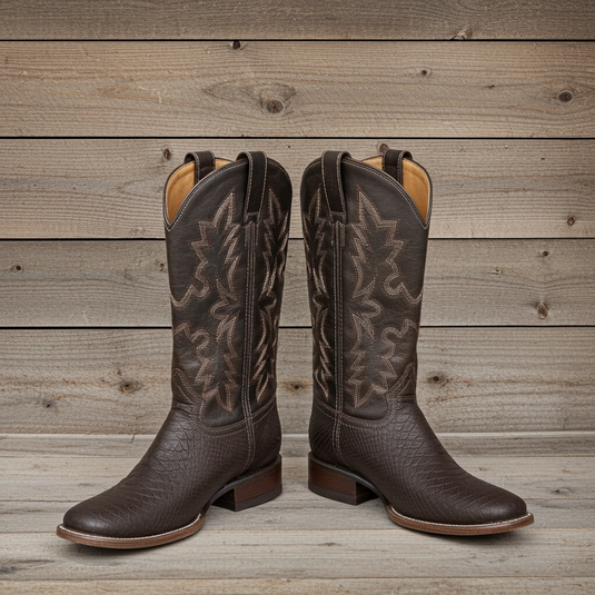 CP5004 - Cowboy Prayer Men's Chocolate Snake Print Western Boot