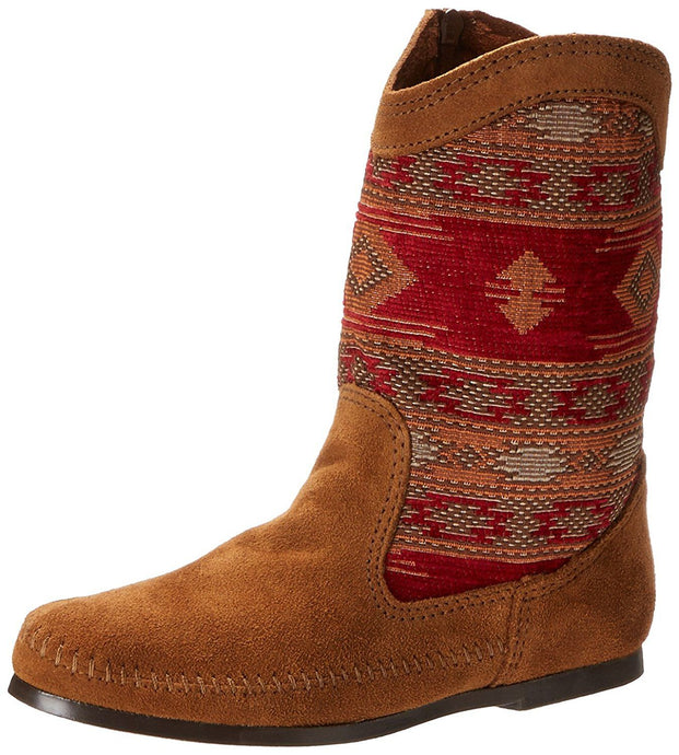 1573 - Minnetonka Moccasin Ladies Baja Red Boot