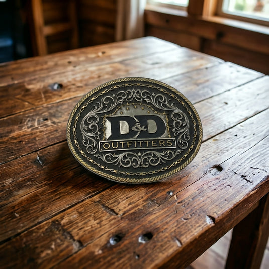 61317 - Montana Silversmith D&D Outfitters Belt Buckle