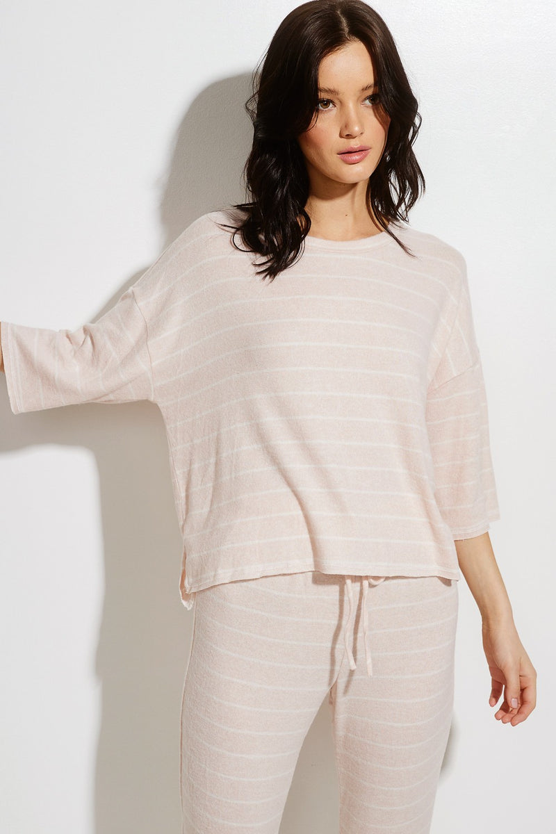 Load image into Gallery viewer, PL1 - Ladies Striped Lounge Wear Set
