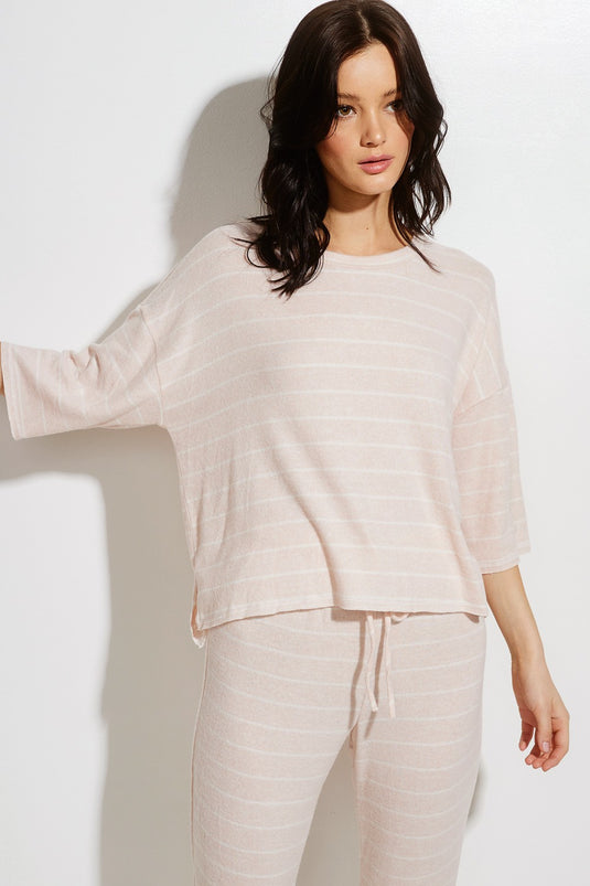 PL1 - Ladies Striped Lounge Wear Set