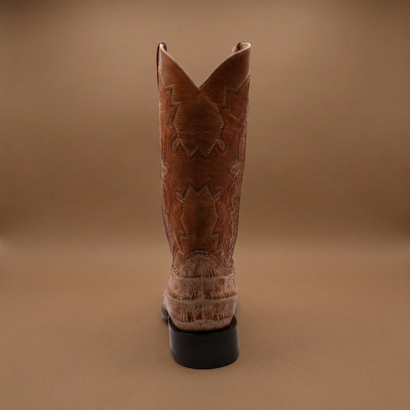 Load image into Gallery viewer, CP5011 - Cowboy Prayer Men's Natural Gator Print Western Boots

