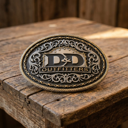 61317 - Montana Silversmith D&D Outfitters Belt Buckle