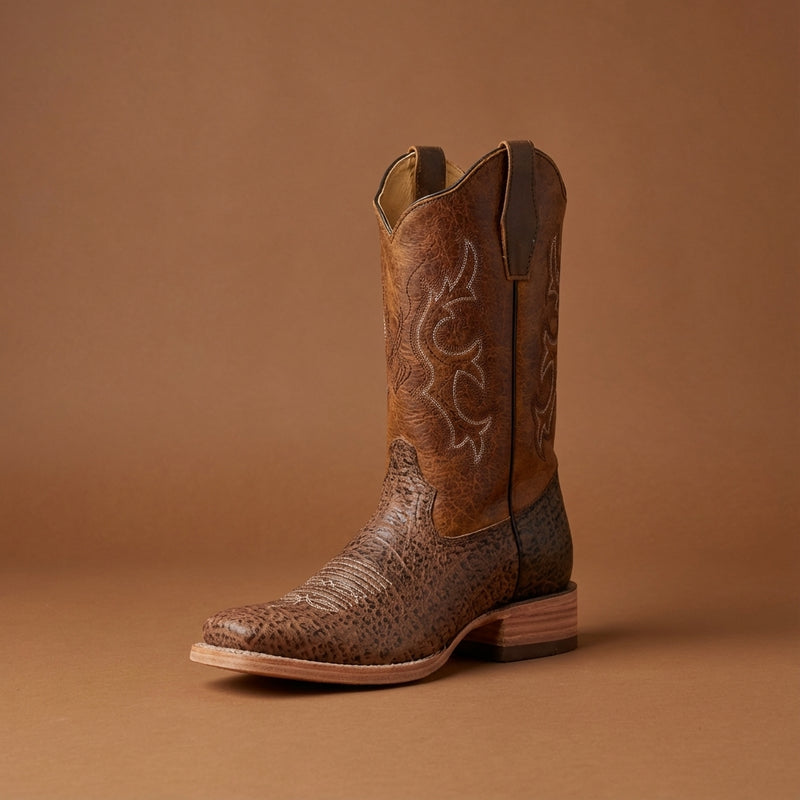 Load image into Gallery viewer, CP8000 - Cowboy Prayer Elephant Print Cowboy Boot
