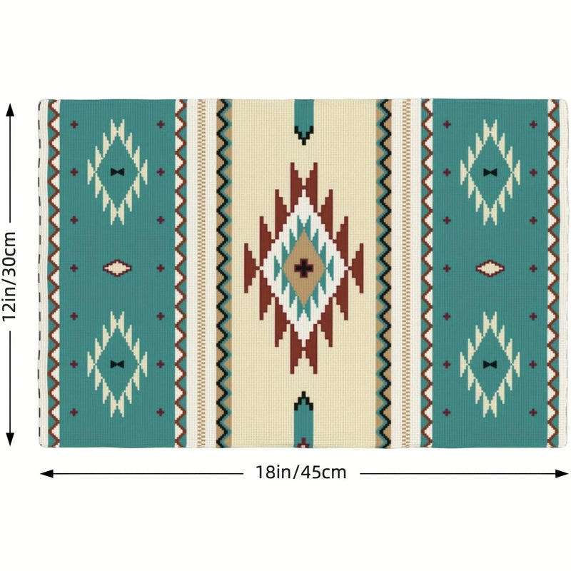 Load image into Gallery viewer, TMPLMT8 - Aztec Inspired Southwest Placemats - Set of 4
