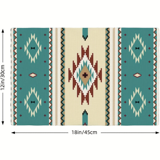 TMPLMT8 - Aztec Inspired Southwest Placemats - Set of 4