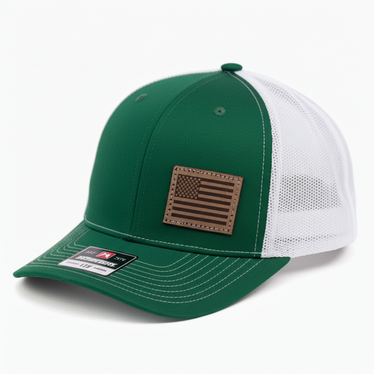 SA150 - Southern Addiction Light American Flag Kelly/White Cap